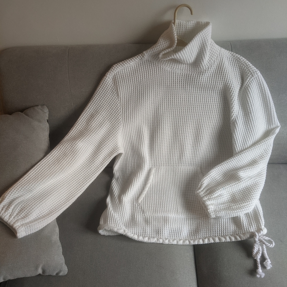 Faherty Waffle Knit Pullover - image 3
